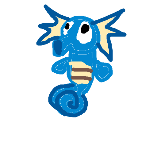 texash0ldme's drawing of Horsea — best Pokémon fan art on Sketchdex