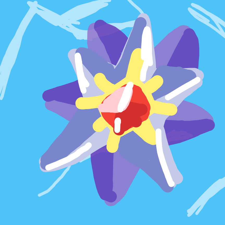 Starmie drawing