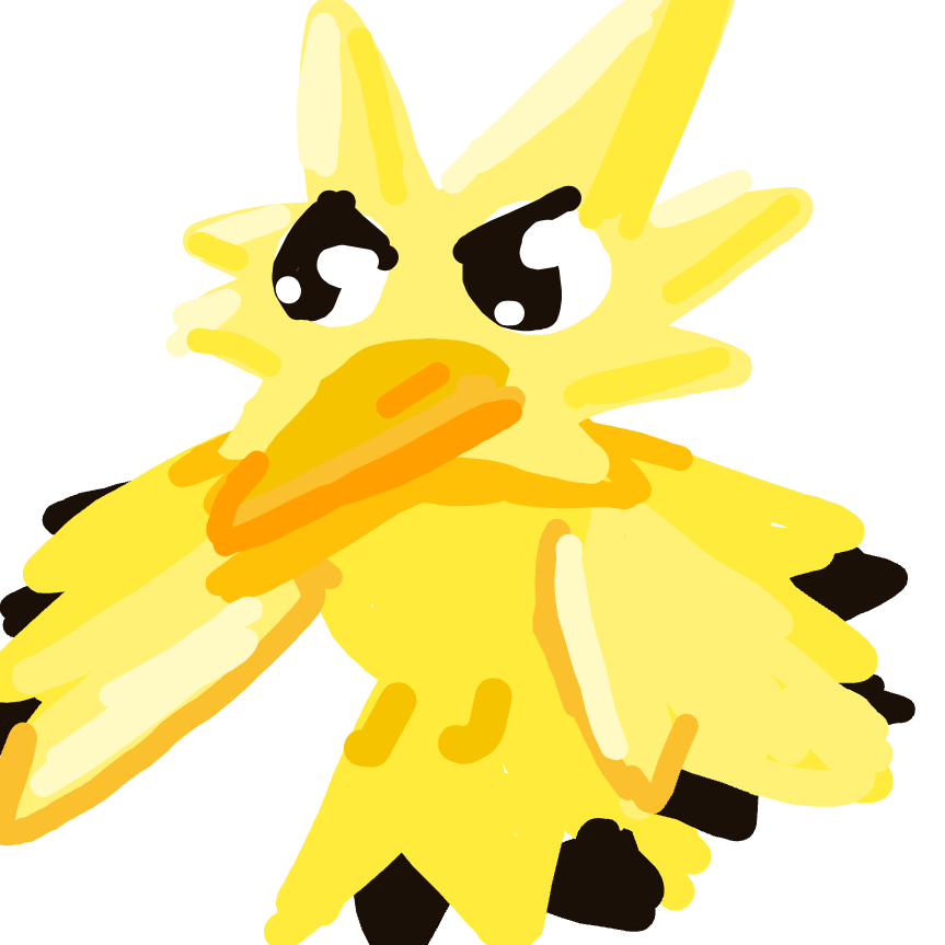 Zapdos drawing