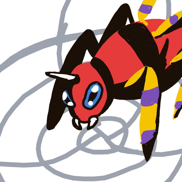 Bode_6101's drawing of Ariados — Pokémon sketch on Sketchdex