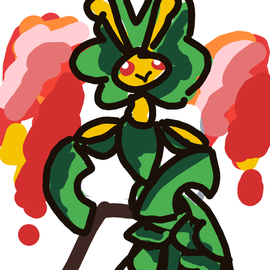 Bode_6101's drawing of Leavanny — Pokémon sketch on Sketchdex