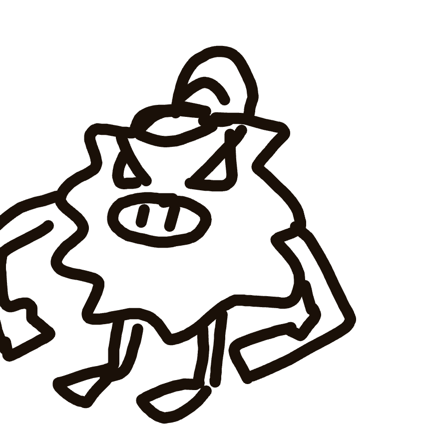 Mankey drawing