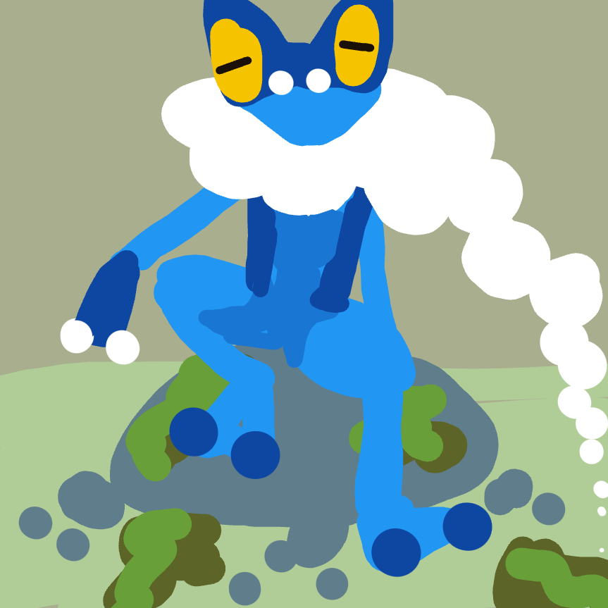 Bode_6101's drawing of Frogadier — best Pokémon fan art on Sketchdex