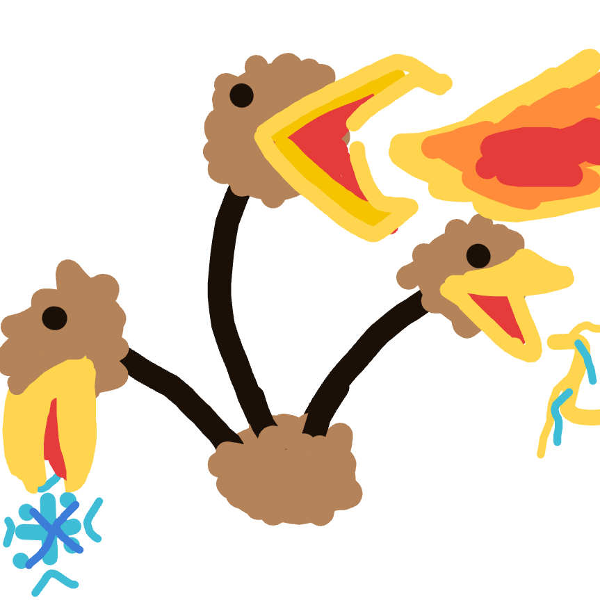 Dodrio drawing