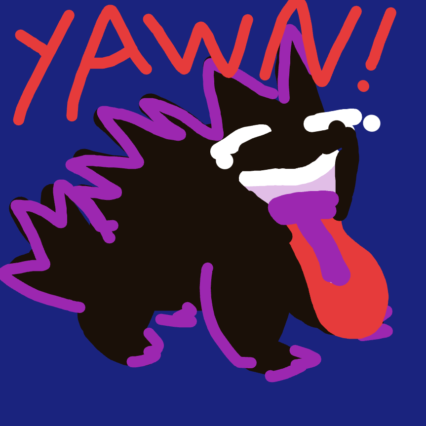 Gengar drawing