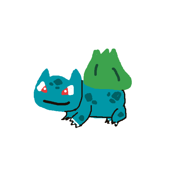 Kaffeholic's drawing of Bulbasaur — Pokémon sketch on Sketchdex