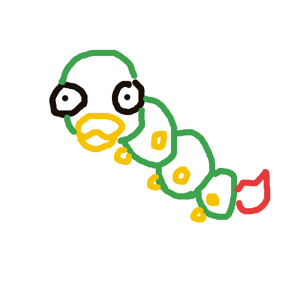 MysticVenusaur66's drawing of Caterpie — Pokémon sketch on Sketchdex