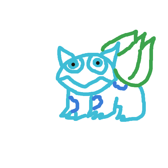 MysticVenusaur66's drawing of Bulbasaur — Pokémon sketch on Sketchdex