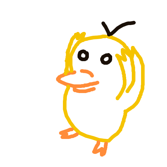 MysticVenusaur66's drawing of Psyduck — Pokémon sketch on Sketchdex