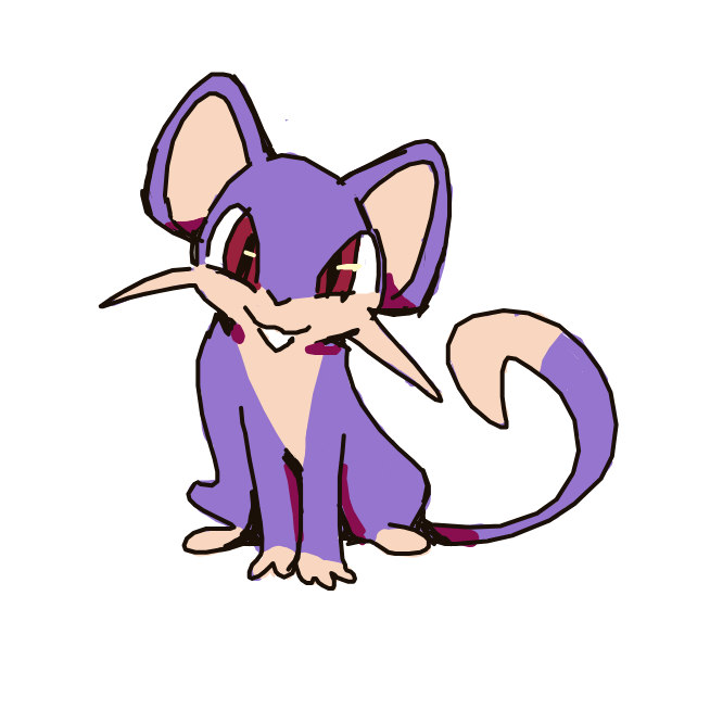 dunkaccino's drawing of Rattata — Pokémon sketch on Sketchdex