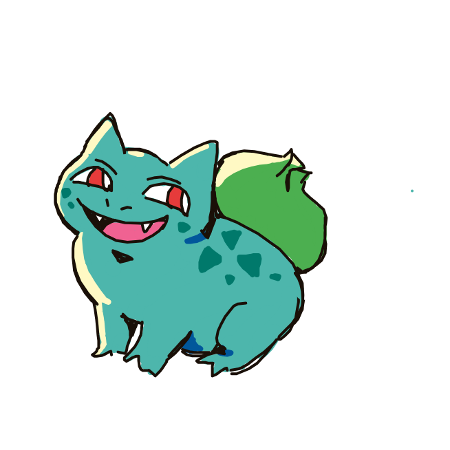 dunkaccino's drawing of Bulbasaur — Pokémon sketch on Sketchdex