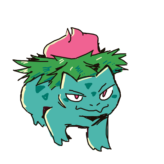 dunkaccino's drawing of Ivysaur — Pokémon sketch on Sketchdex