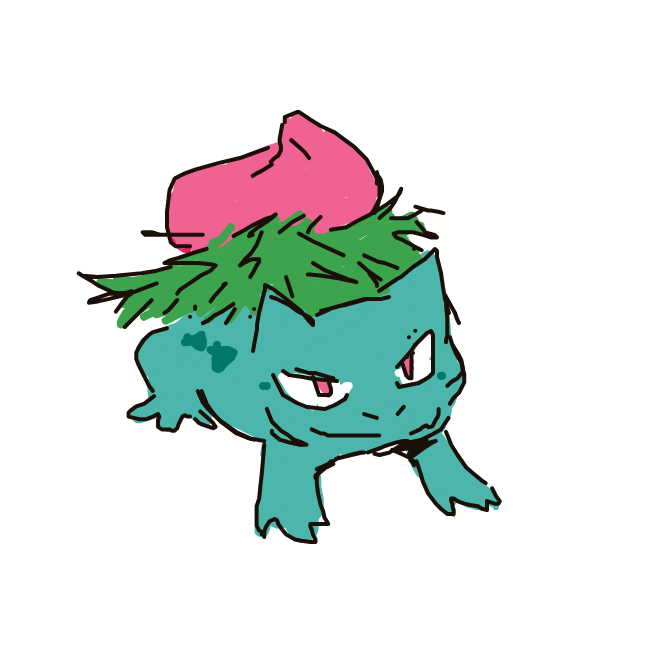dunkaccino's drawing of Ivysaur — Pokémon sketch on Sketchdex