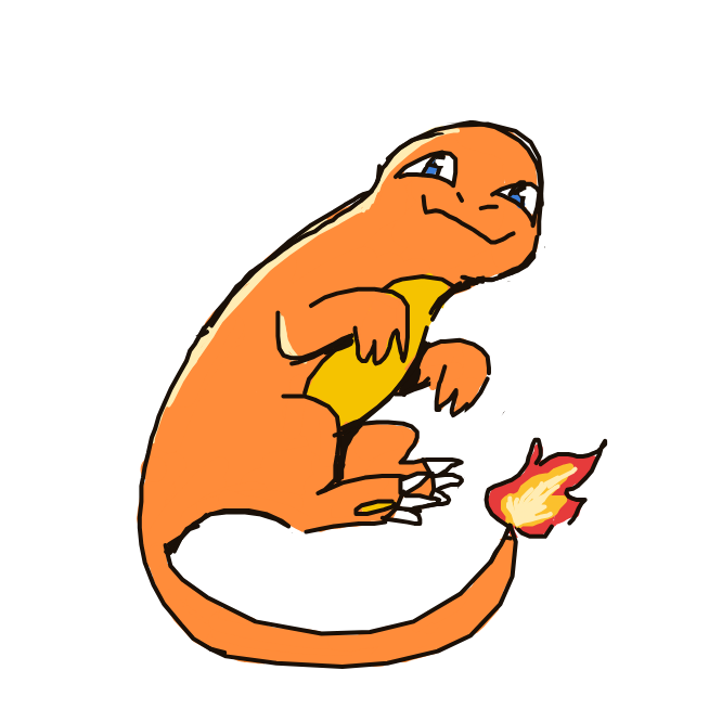 dunkaccino's drawing of Charmander — Pokémon sketch on Sketchdex