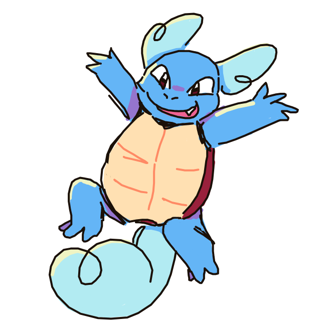 dunkaccino's drawing of Wartortle — Pokémon sketch on Sketchdex