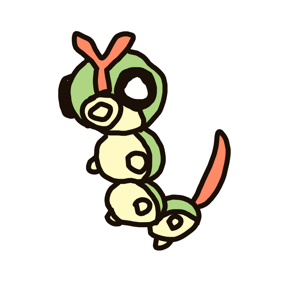 StormyPikachu223's drawing of Caterpie — Pokémon sketch on Sketchdex