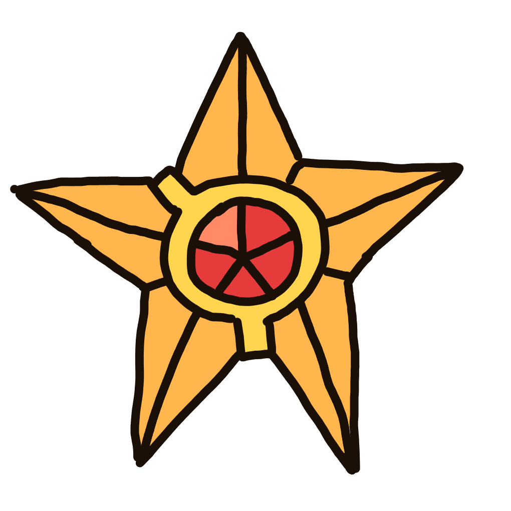 Staryu drawing