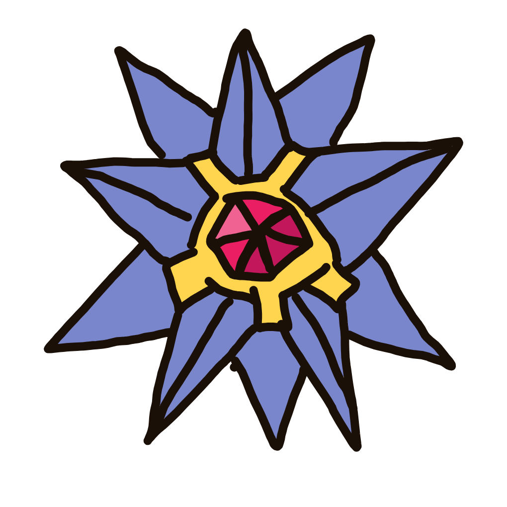 Starmie drawing