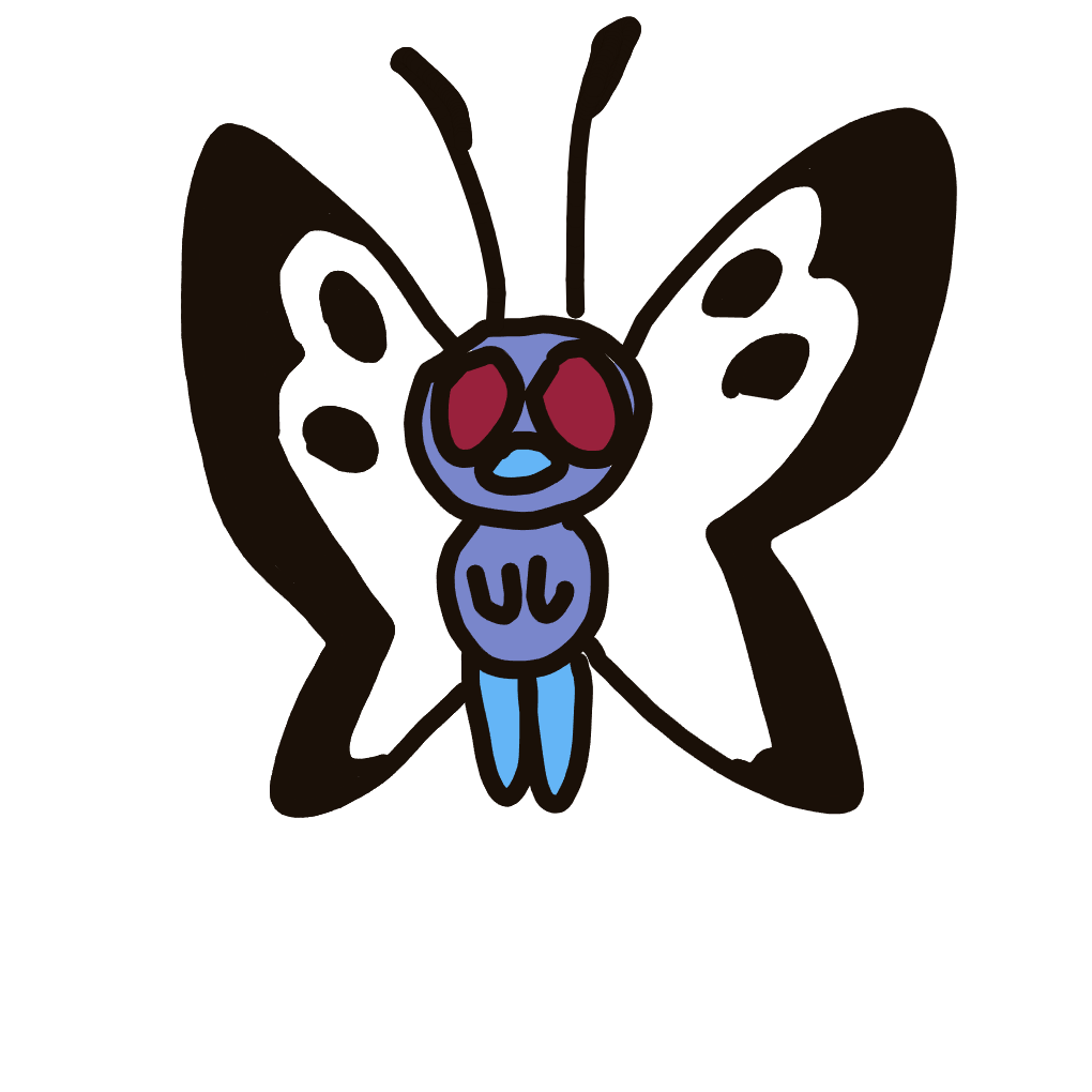 StormyPikachu223's drawing of Butterfree — Pokémon sketch on Sketchdex