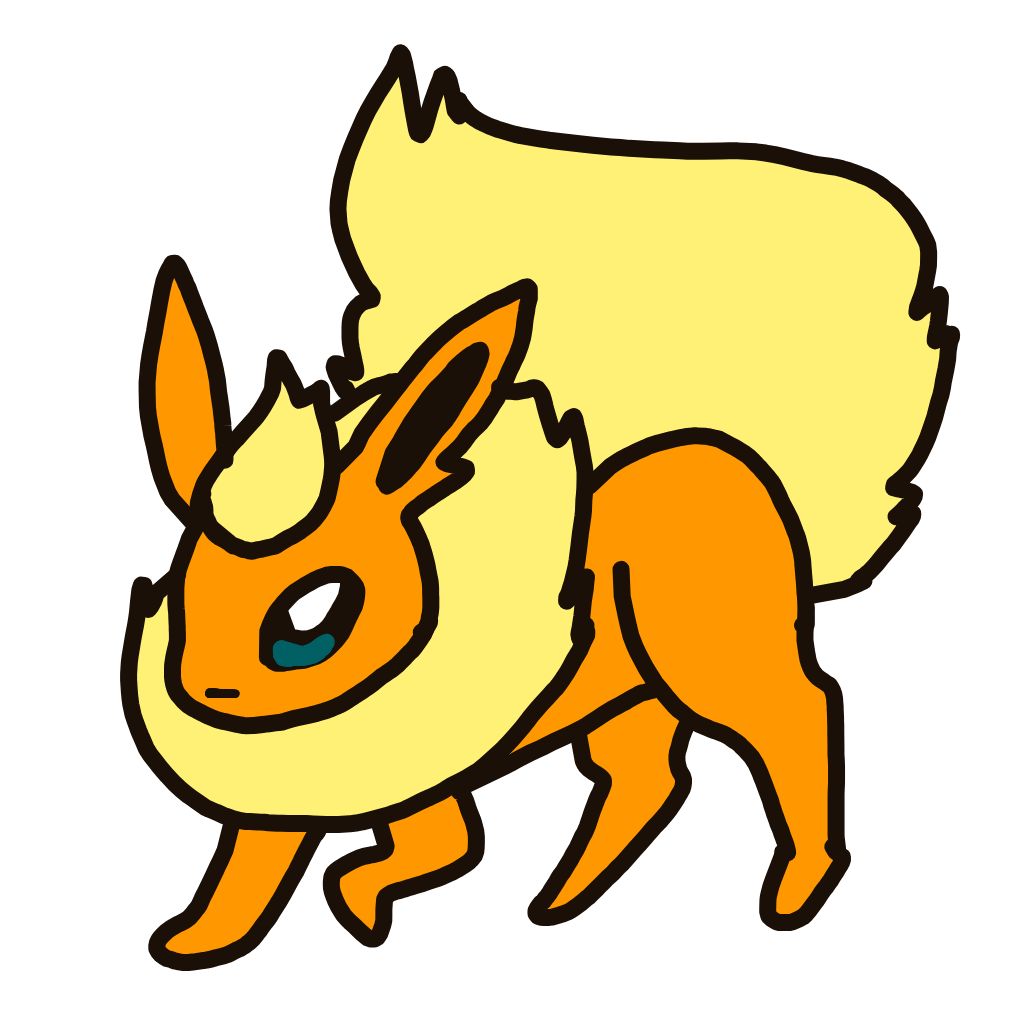 Flareon drawing