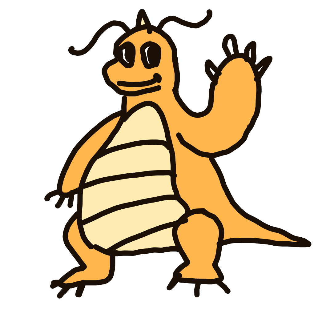 Dragonite drawing