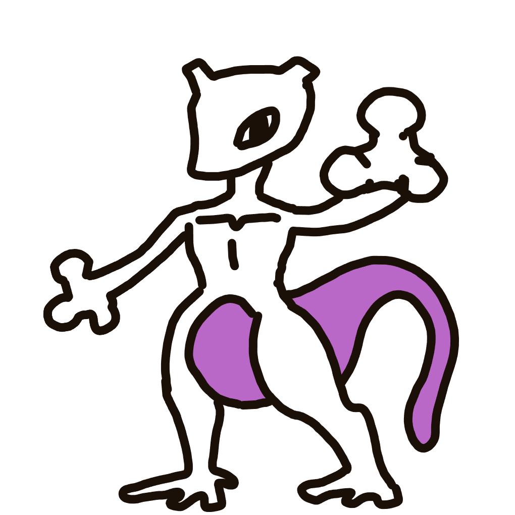 Mewtwo drawing