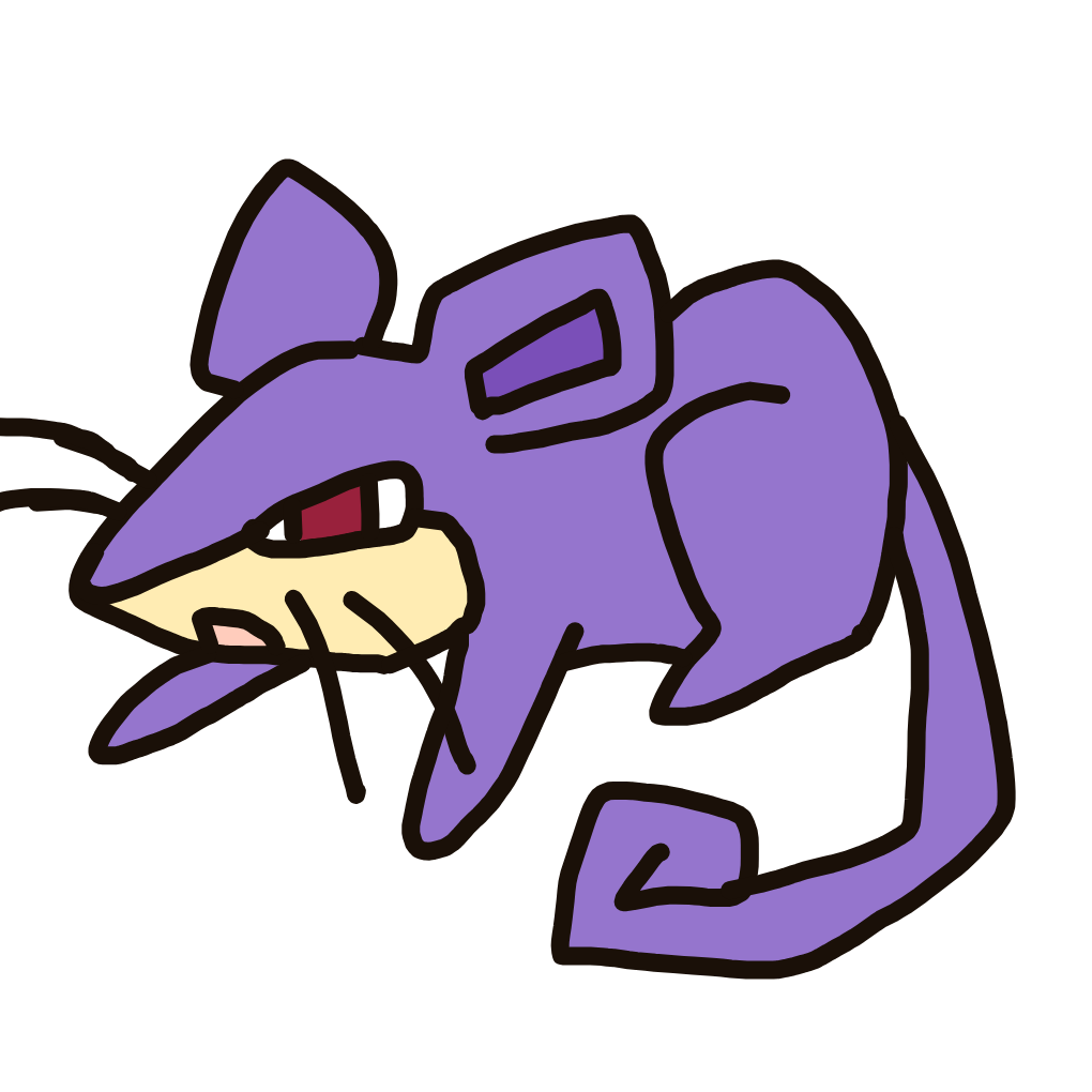 StormyPikachu223's drawing of Rattata — Pokémon sketch on Sketchdex