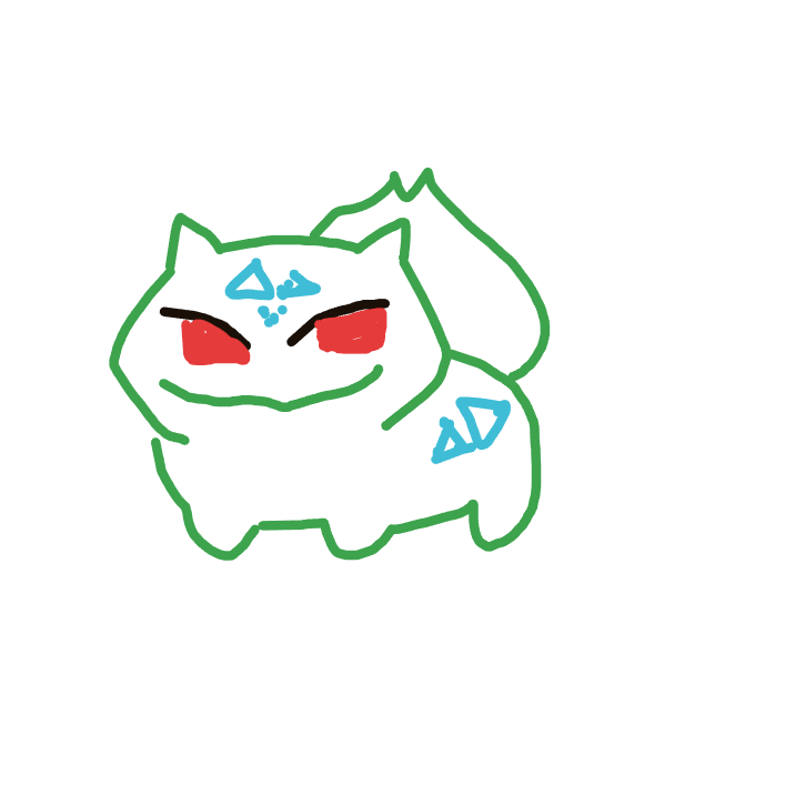 StormyPikachu223's drawing of Bulbasaur — Pokémon sketch on Sketchdex
