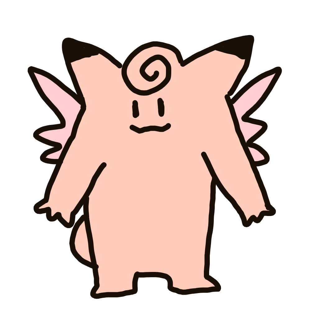 Clefable drawing