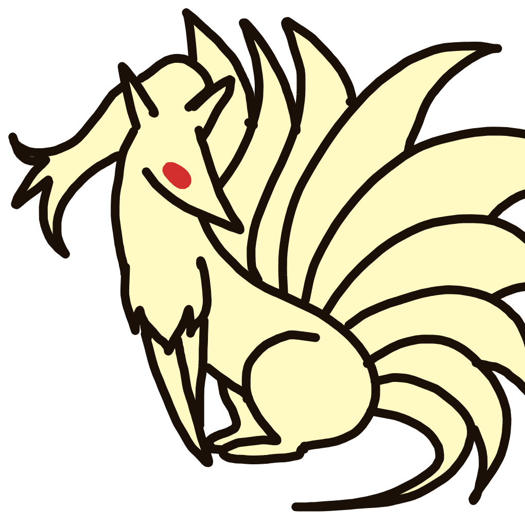 Ninetales drawing