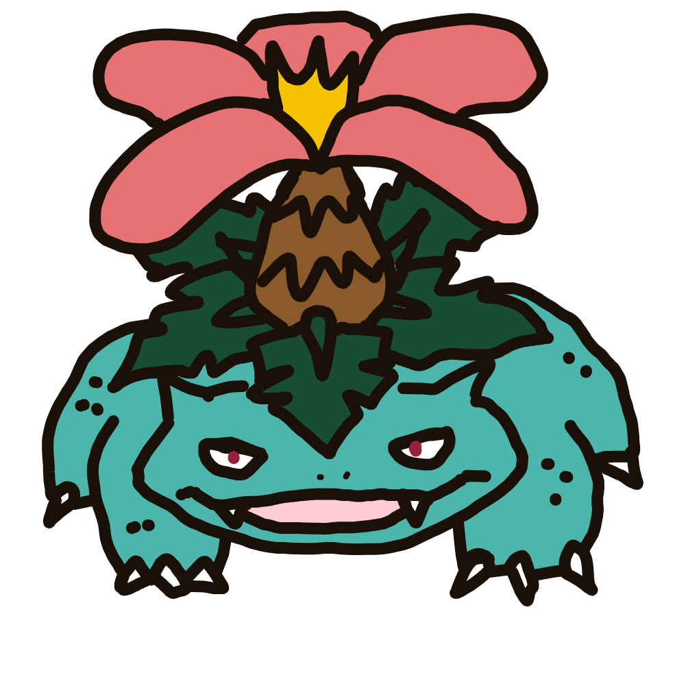 StormyPikachu223's drawing of Venusaur — Pokémon sketch on Sketchdex