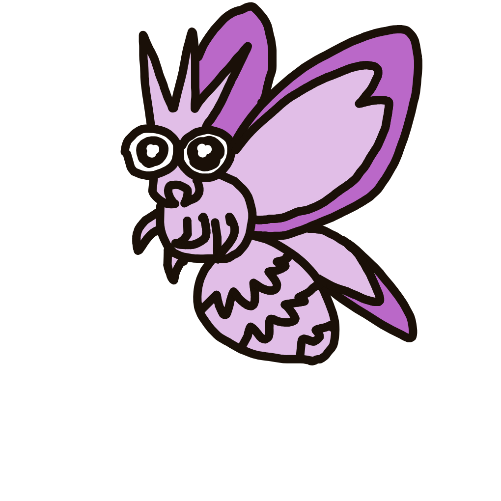Venomoth drawing