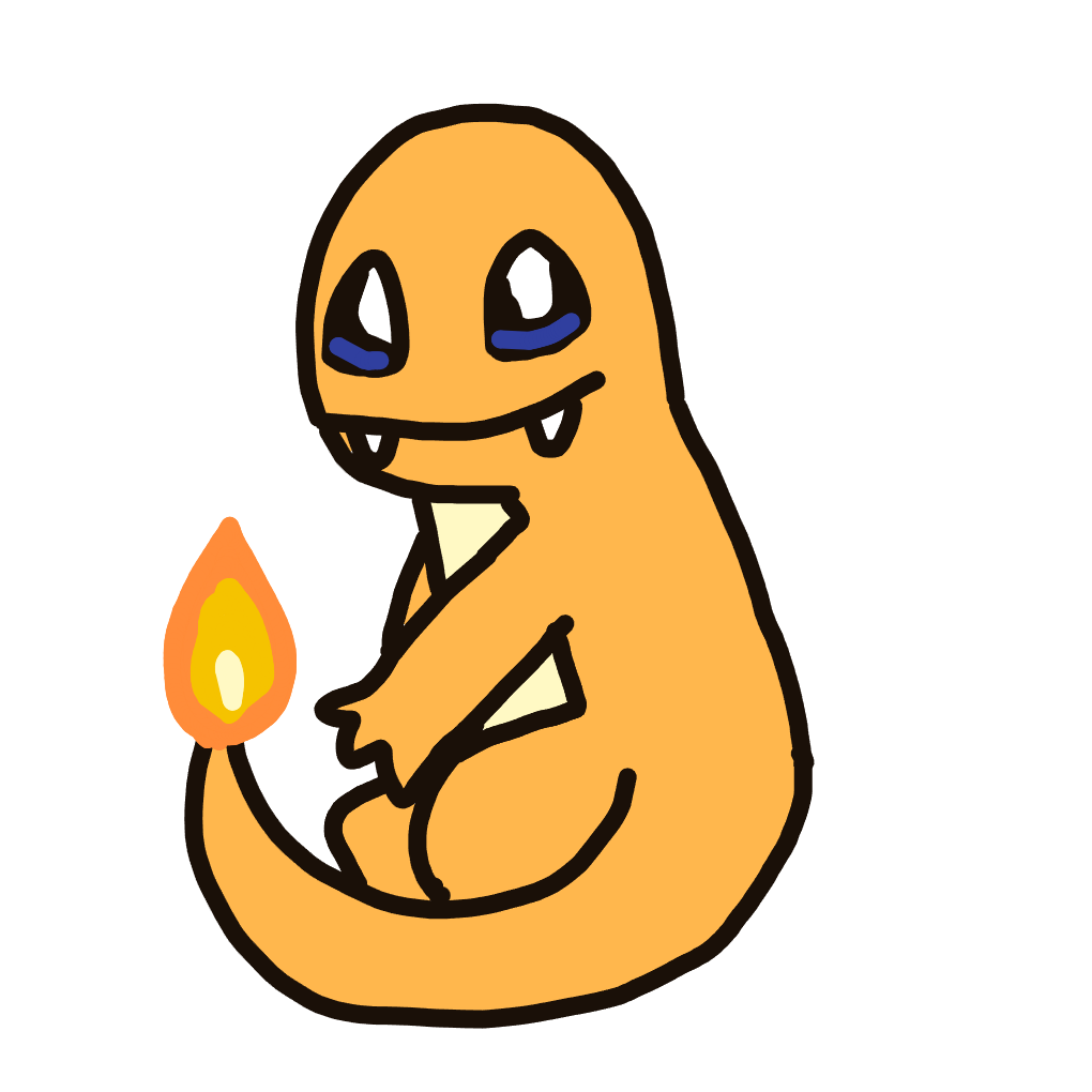StormyPikachu223's drawing of Charmander — Pokémon sketch on Sketchdex