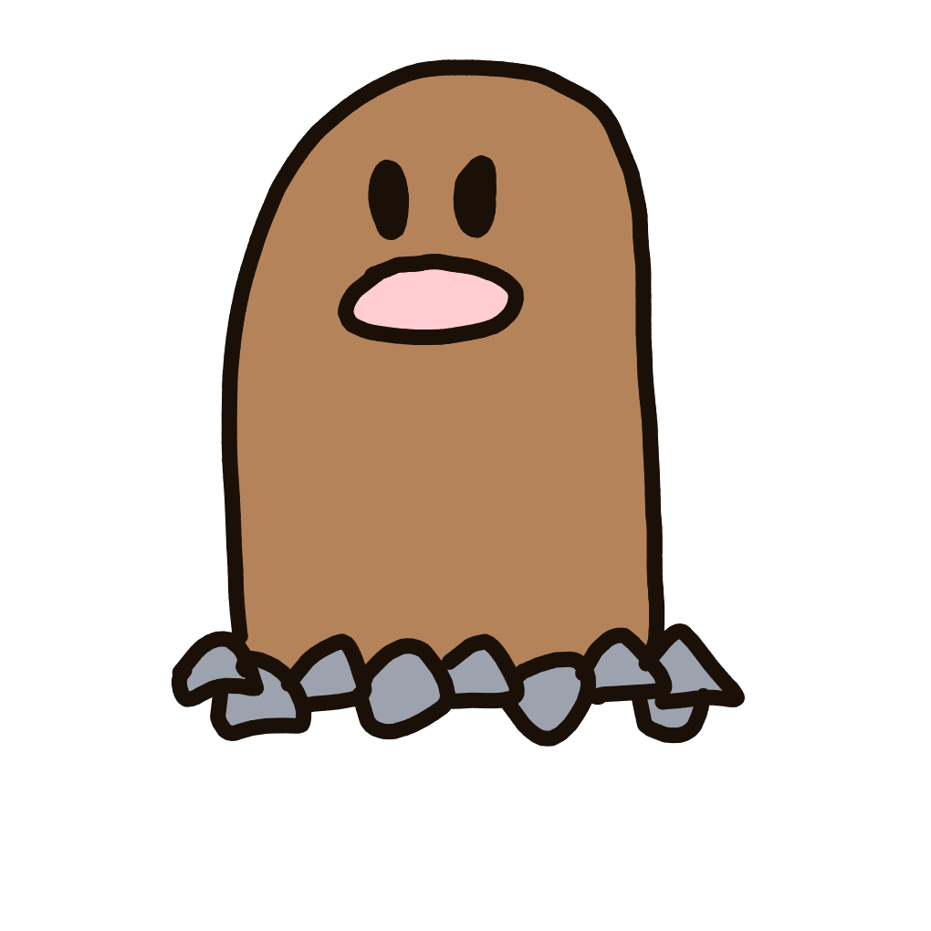StormyPikachu223's drawing of Diglett — Pokémon sketch on Sketchdex