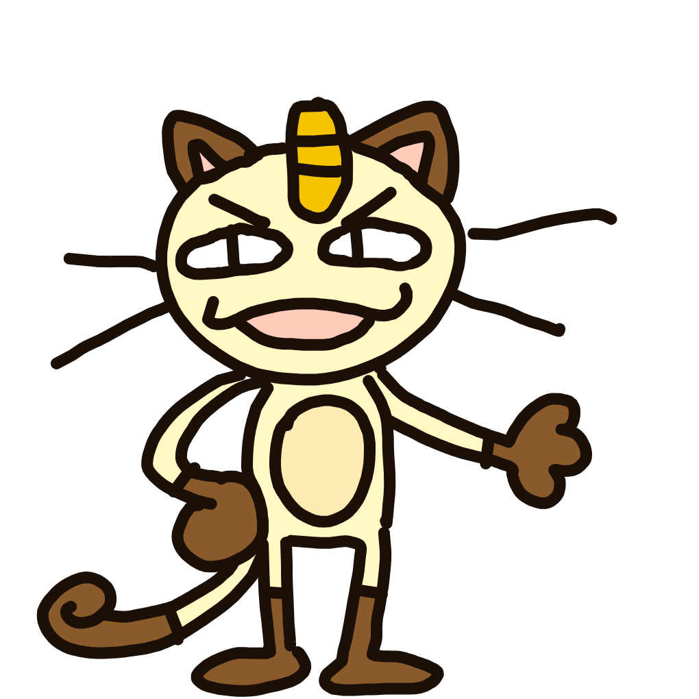 Meowth drawing