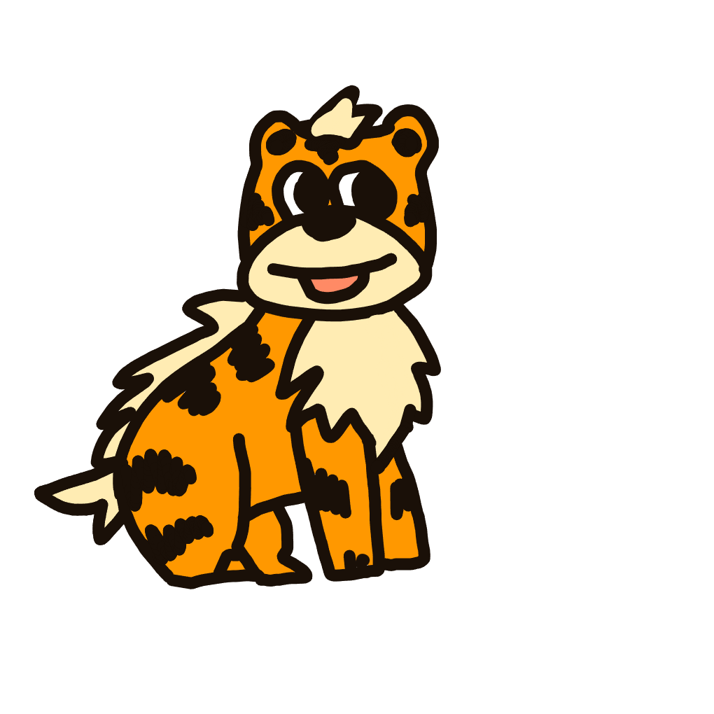 Growlithe drawing