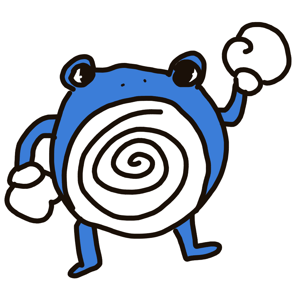 Poliwhirl drawing