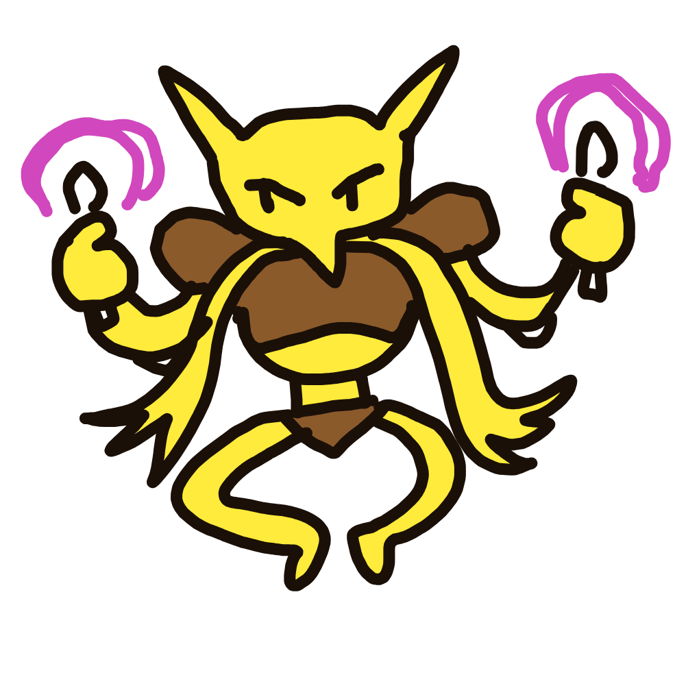 Alakazam drawing