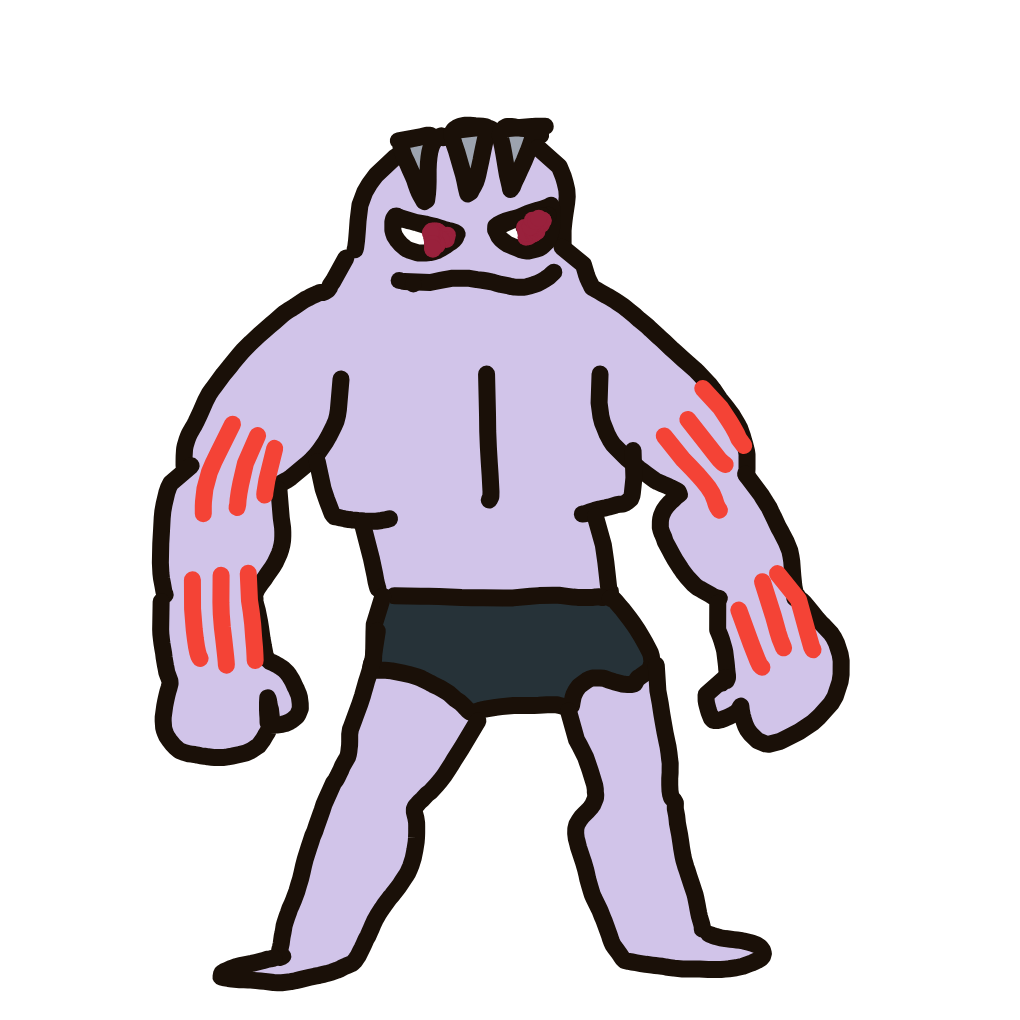 Machoke drawing