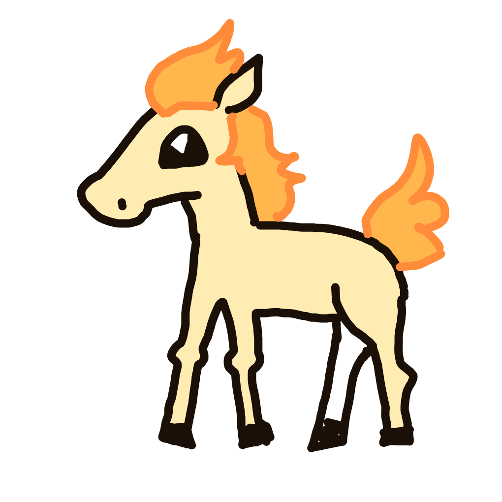 Ponyta drawing