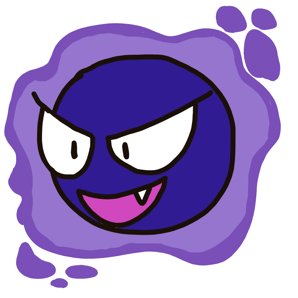 Gastly drawing