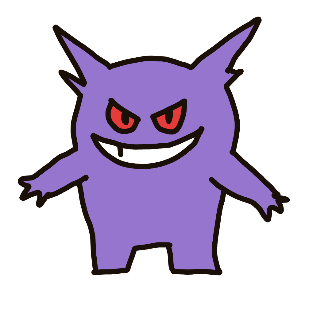 Gengar drawing