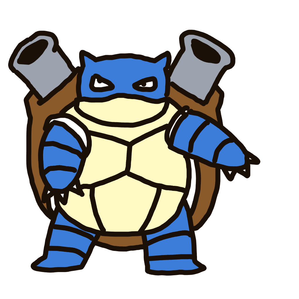 StormyPikachu223's drawing of Blastoise — Pokémon sketch on Sketchdex