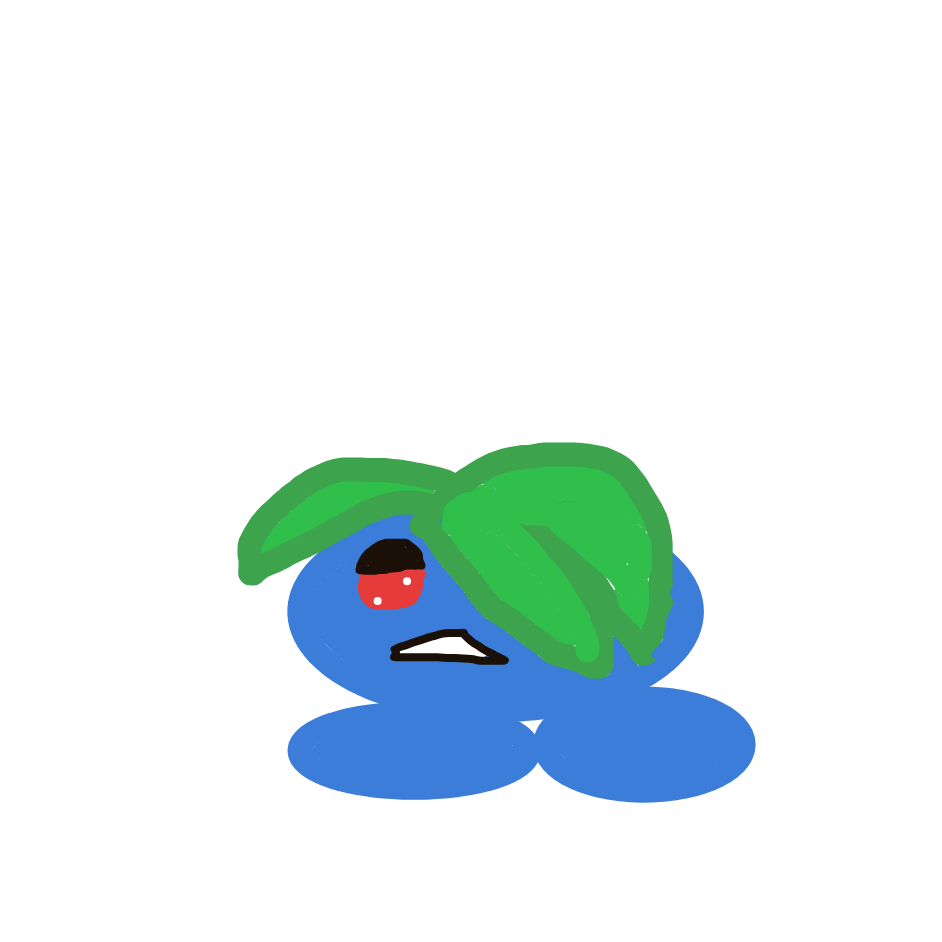 FlyingBulbasaur768's drawing of Oddish — Pokémon sketch on Sketchdex