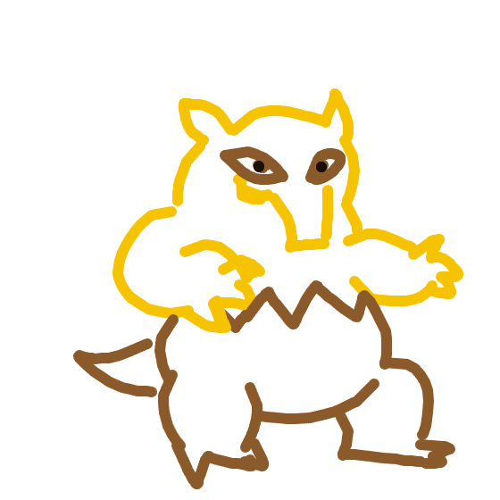 MegaDugtrio166's drawing of Drowzee — Pokémon sketch on Sketchdex