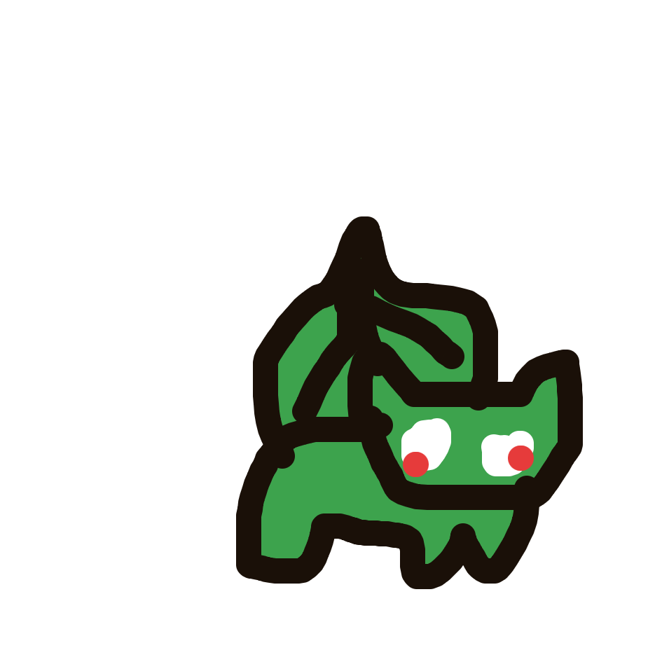 GigaKabutops462's drawing of Bulbasaur — Pokémon sketch on Sketchdex