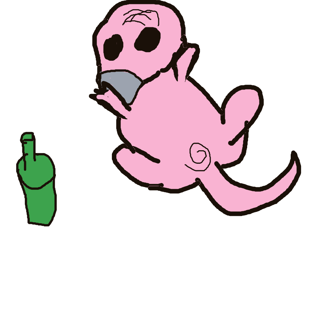MightySlowbro409's drawing of Slowpoke — Pokémon sketch on Sketchdex