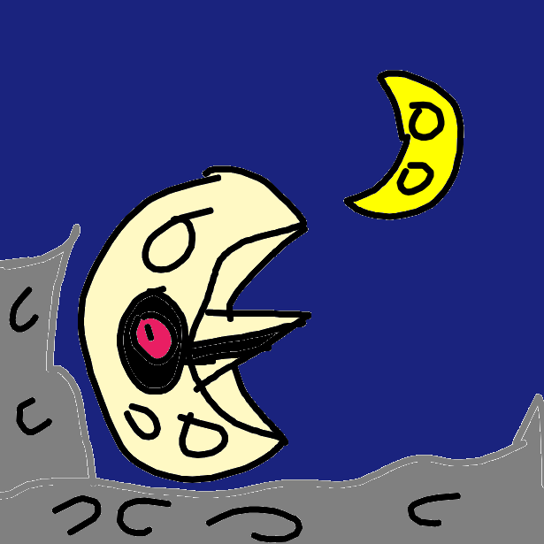 DivineHaunter529's drawing of Lunatone — best Pokémon fan art on Sketchdex