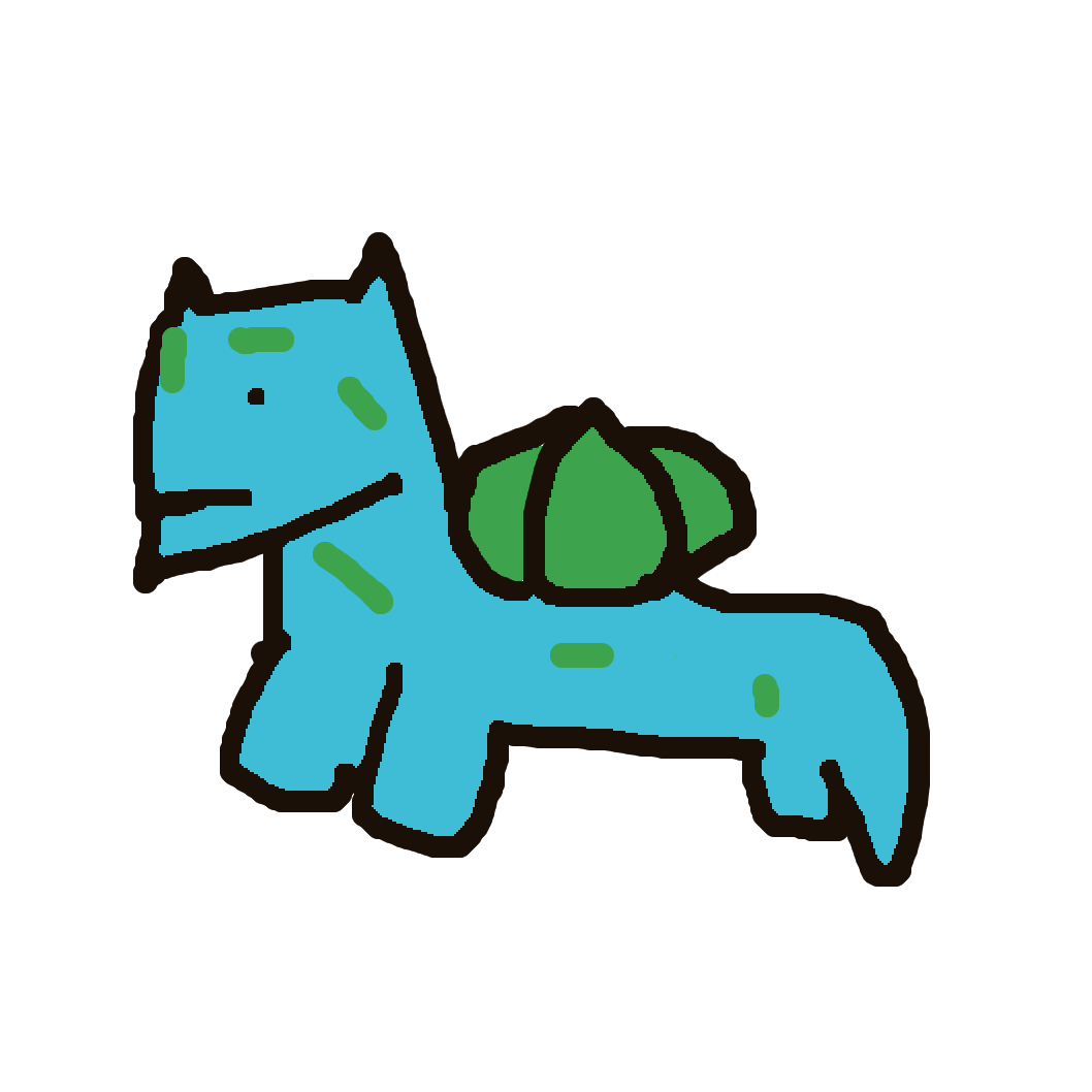 PsychicArticuno98's drawing of Bulbasaur — Pokémon sketch on Sketchdex