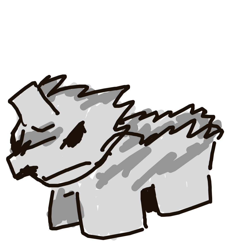 nayareally's drawing of Rhyhorn — Pokémon sketch on Sketchdex